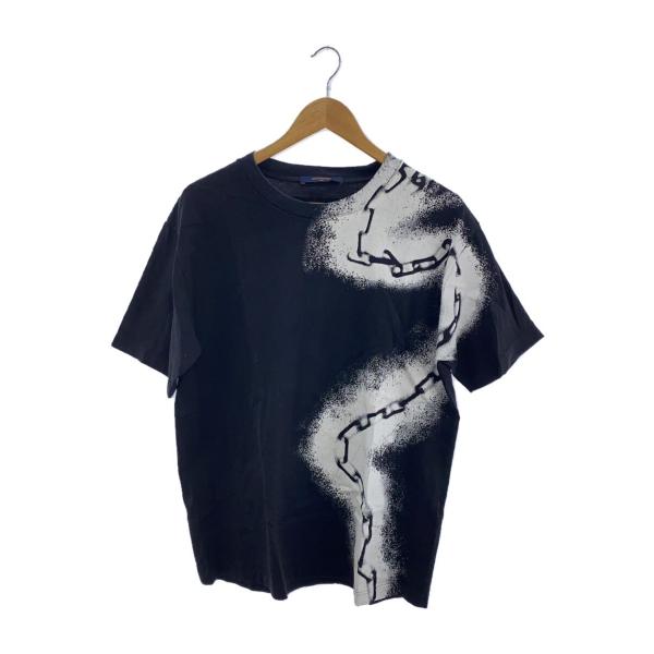LOUIS VUITTON◆20ss/Spray Chain Print/Tシャツ/XL/コットン/...
