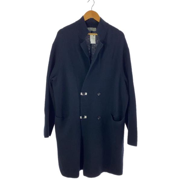 YOHJI YAMAMOTO◆コート/3/HV-K96-199/ブラック/18AW/ダブルブレストニ...