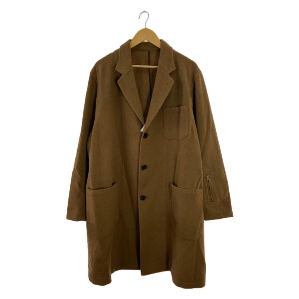 SOPHNET.◆WOOL MOSSER WORK COAT/チェスターコート/L/ウール/ブラウン...