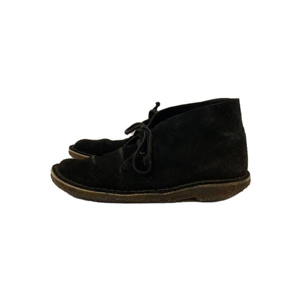 Clarks◆チャッカブーツ/--/BLK/スウェード