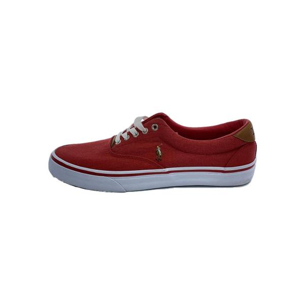 POLO RALPH LAUREN◆ポロラルフローレン/ローカットスニーカー/UK8/RED