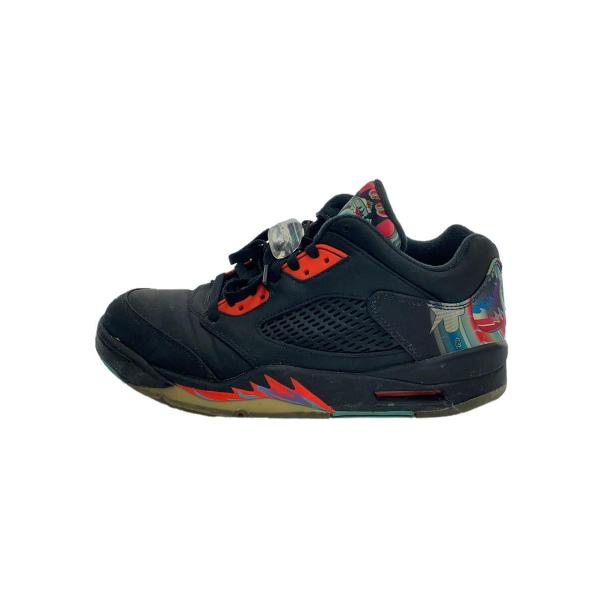 NIKE◆AIR JORDAN 5 RETRO LOW CNY/エアジョーダンレトロロー/ブラック/...