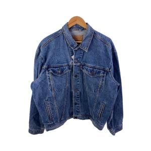 Levi’s◆90s/カナダ製/Gジャン/L/コットン/IDG/インディゴ/75525-4891