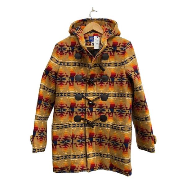 PENDLETON◆ダッフルコート/S/ウール/BEG/ベージュ/総柄//