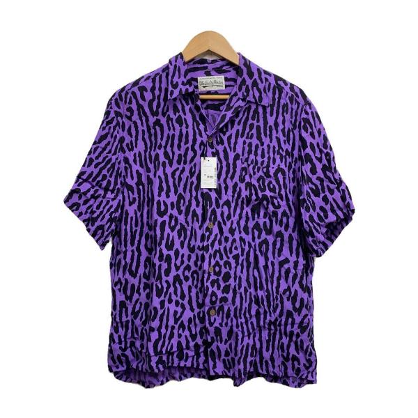 WACKO MARIA◆HAWAIIAN SHIRT S/S(TYPE-5)(PURPLE)/半袖シ...