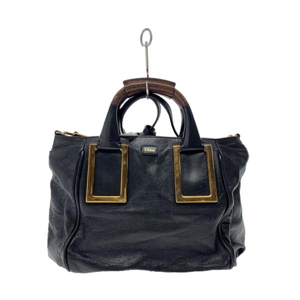 Chloe◆エテル/2way/ショルダーバッグ/レザー/BLK/01-12-50-65