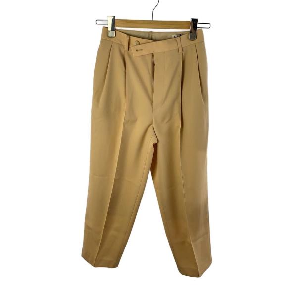 AURALEE◆LIGHT WOOL MAX GABARDINE SLACKS/ボトム/O/ウール/...