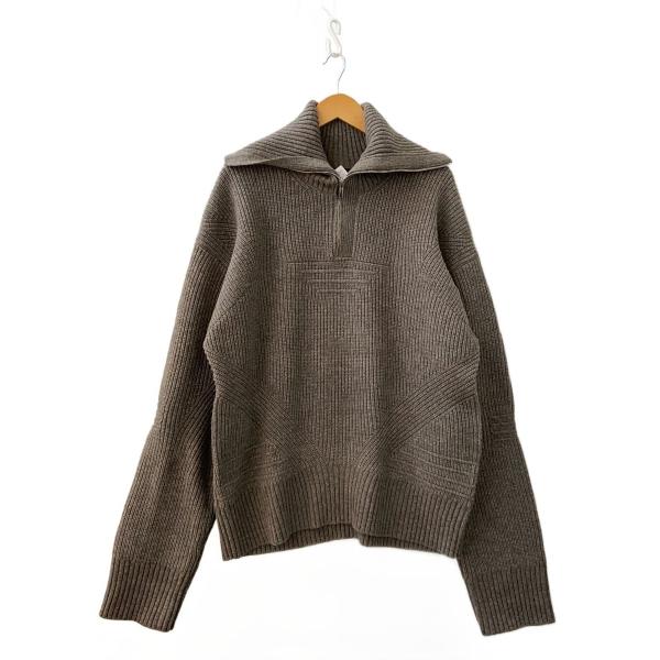 EGONlab.◆ニット・セーター(厚手)/L/ウール/ブラウン/AW25 KN002//