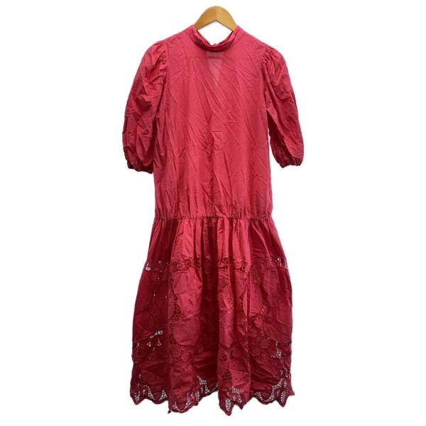 AMERI◆半袖ワンピース/S/コットン/PNK/02210580610