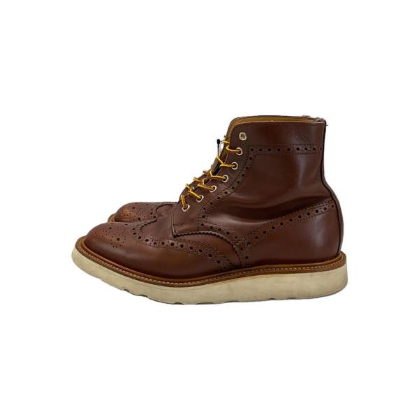 MARK MCNAIRY◆レースアップブーツ/28cm/BRW/8818T