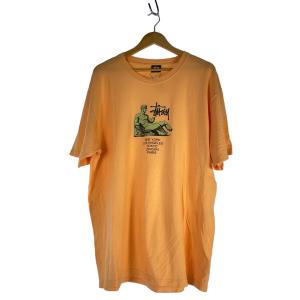 STUSSY◆Tシャツ/XL/コットン/ORN/無地/RN94974 CA28629