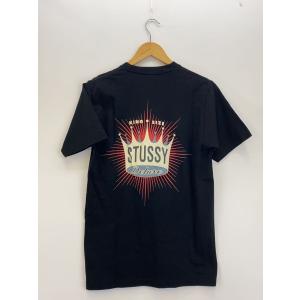 STUSSY◆Tシャツ/M/コットン/BLK/...の詳細画像1