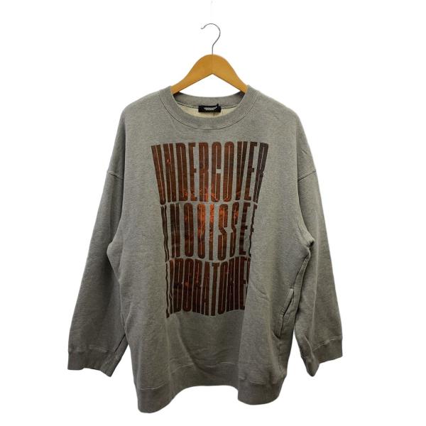 UNDERCOVER◆スウェット/4/コットン/GRY/UC2D4893-2/BIGSWEAT UN...