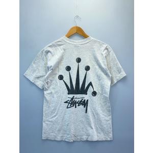 STUSSY◆Tシャツ/M/コットン/WHT/...の詳細画像1