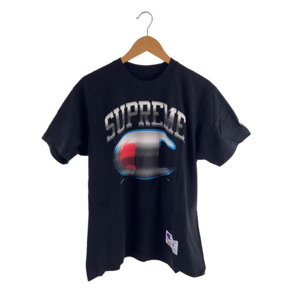 Supreme◆19SS/Champion Chrome S/M/コットン/BLK