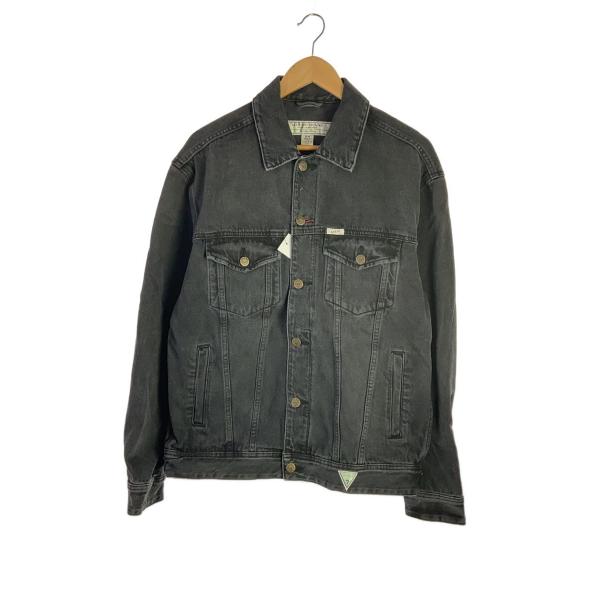 GUESS◆Gジャン/M/コットン/BLK/M83XN1R2TR1