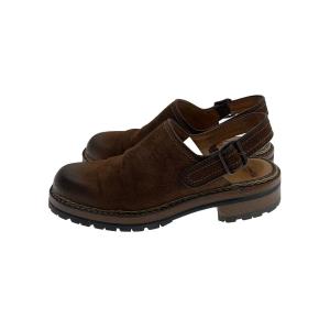 F.LLI.GIACOMETTI◆MARMOLADA/GIORDANO/サンダル/41/BRW/レザー/FG227.009