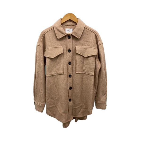 AMERI◆ジャケット/FREE/ポリエステル/BEG