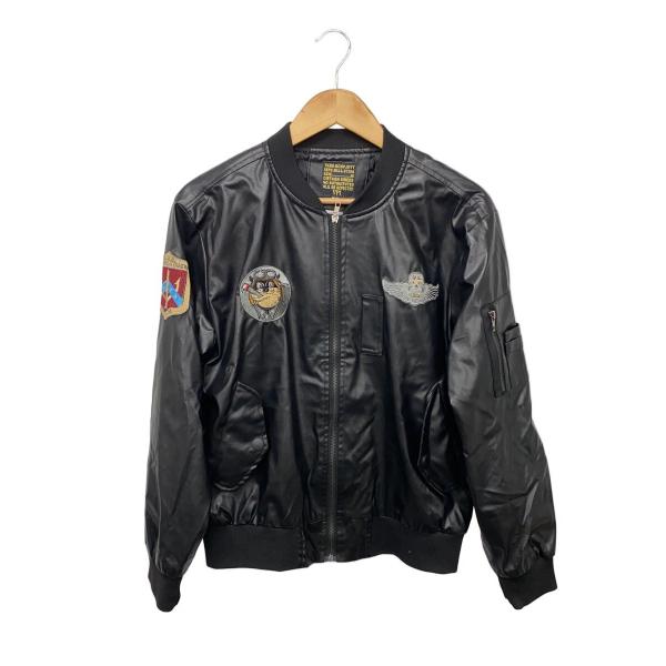 karakubuy/フライトジャケット/M/アルパカ/BLK/無地/karakubuy