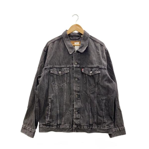 LEVI’S PREMIUM◆Gジャン/L/デニム/BLK/無地/A5782-0000//