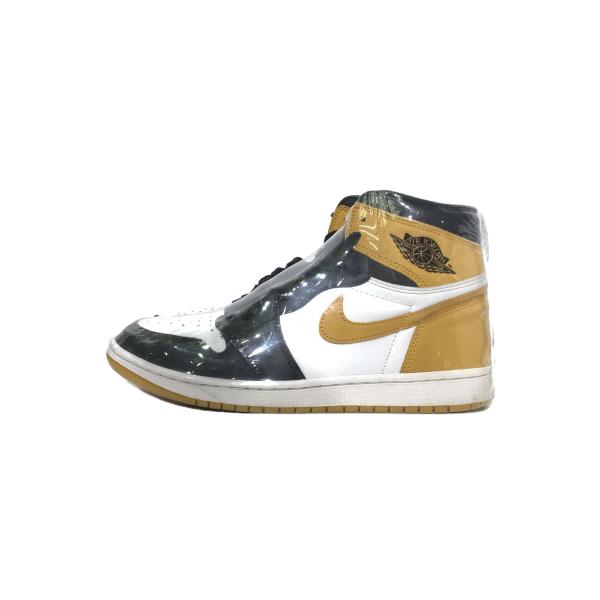 NIKE◆555088-109/Jordan 1/Yellow Ochre/箱有/替紐付/28.5c...