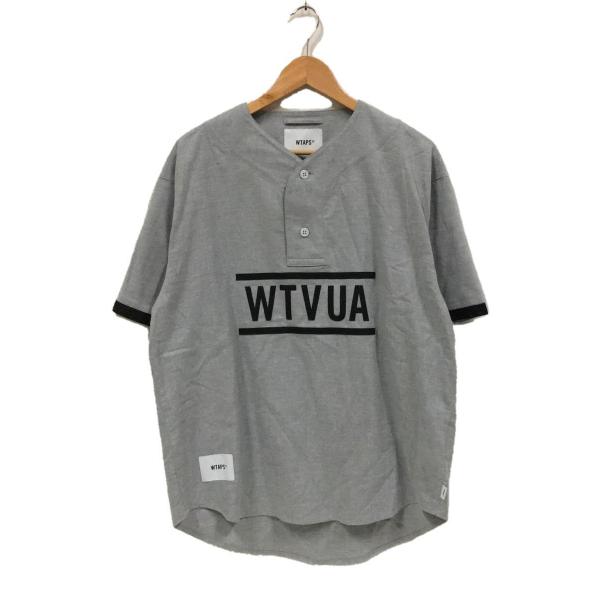 WTAPS◆LEAGUE/SS/COTTON.TWILL.WTVUA/1/コットン/GRY/231T...