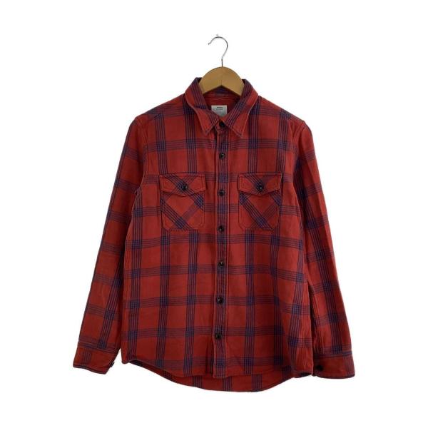 visvim◆BLACK ELK FLANNEL/長袖シャツ/1/コットン/RED/01151051...