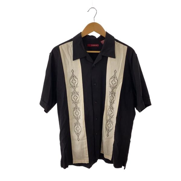 SOBRINO/キューバシャツ/M/レーヨン/BLK//