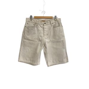 STUSSY◆Washed Canvas Big Ol Shorts/32/コットン/WHT/112277