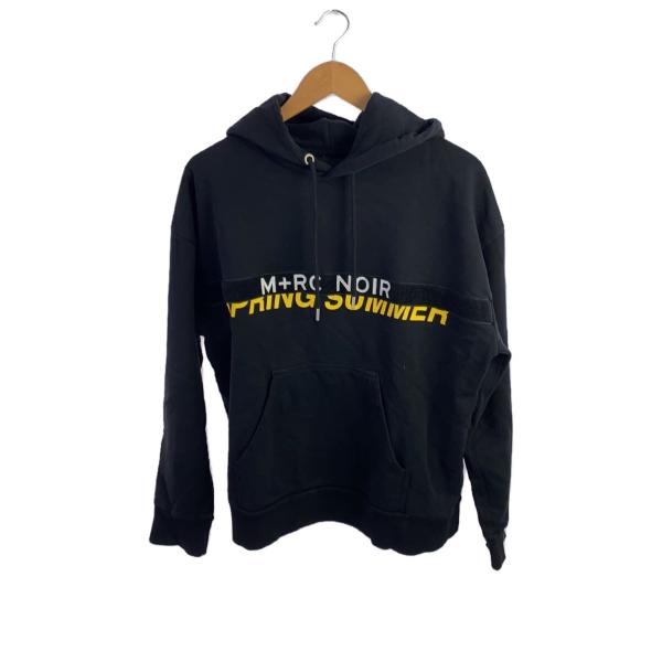 M+RC NOIR◆パーカー/S/コットン/BLK