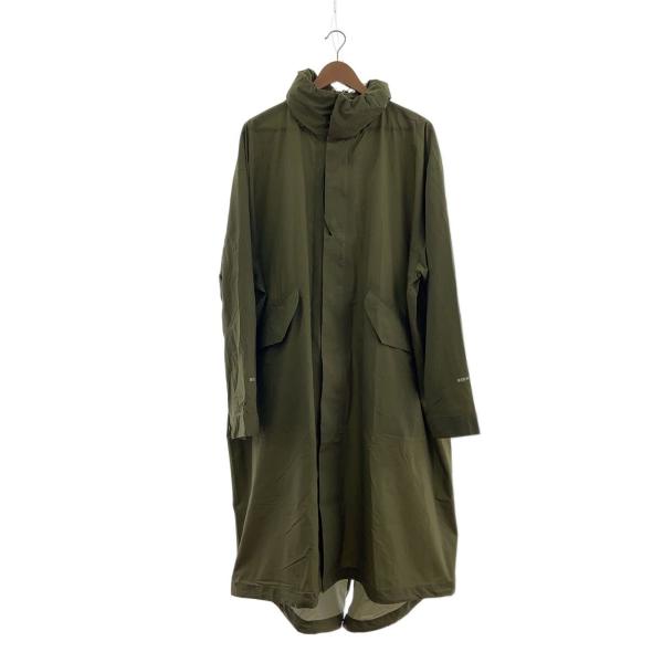HYKE◆21SS/PERTEX MILITARY COAT/5/ナイロン/KHK/211-2702...