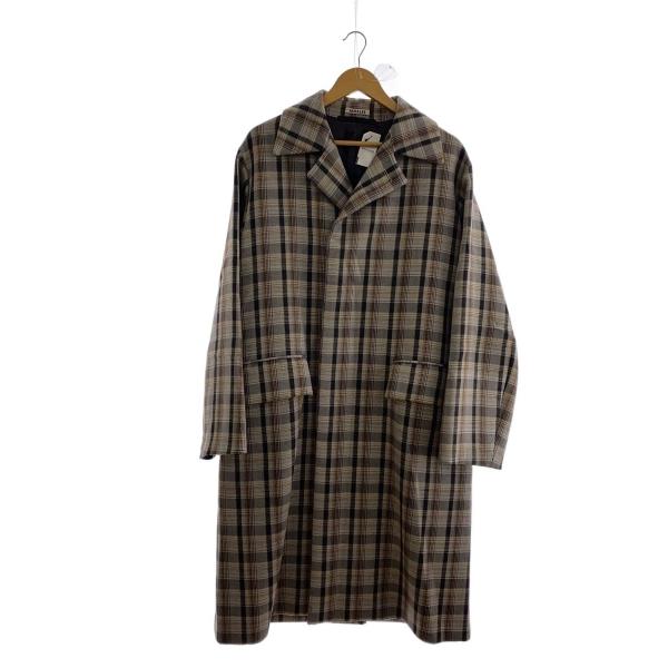AURALEE◆DOUBLE FACE CHECK SOUTIEN COLLAR CO/--/ウール...