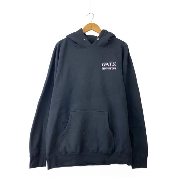 Only NY(ONLY.)◆パーカー/L/コットン/BLK