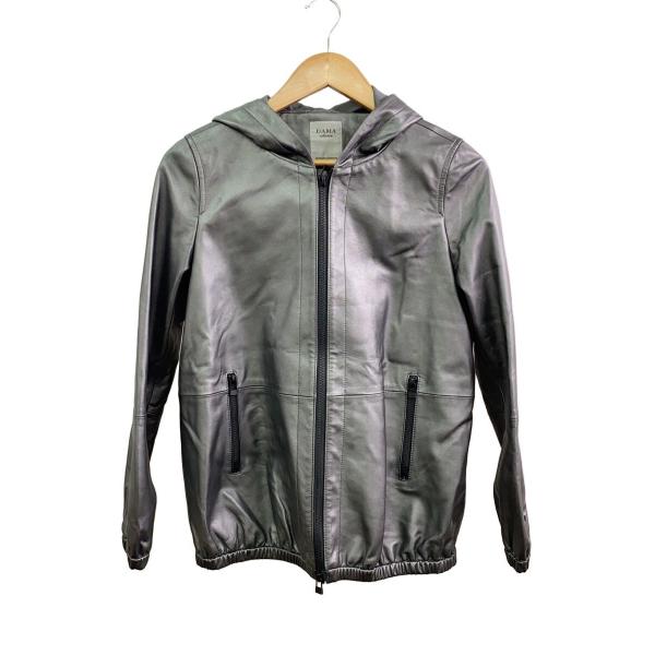 DAMA collection◆レザージャケット・ブルゾン/S/レザー/GRY