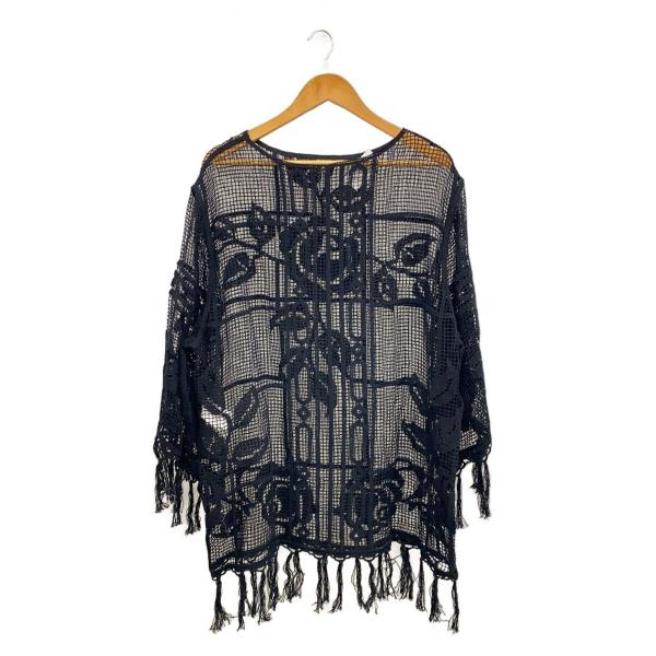 AMERI◆トップス/FREE/コットン/BLK/0225101610910