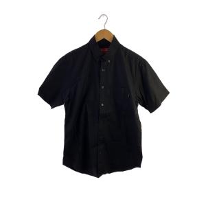 Supreme◆LIGHT S/S OXFORD SHIRT/タグ付/S/コットン/ブラック