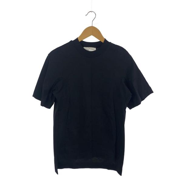 mame kurogouchi◆半袖カットソー/1/コットン/ブラック/MM22PF-JS738