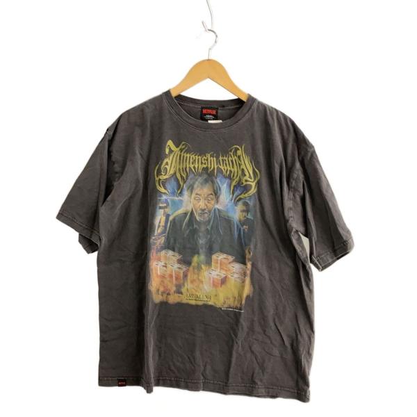 NETFLIX/Tシャツ/XL/コットン/GRY//