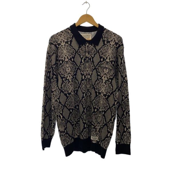 The Guilty Parties◆PYTHON KNIT POLO SHIRT/M/コットン/G...