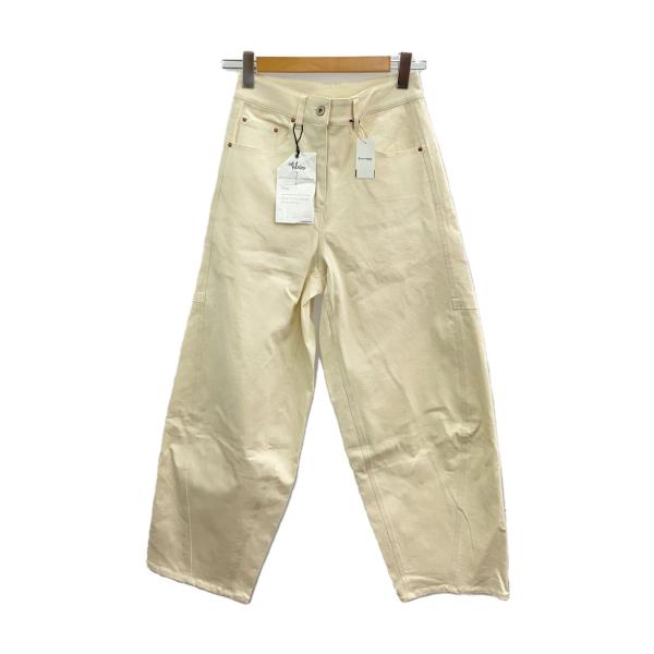 cafe de indigo/ワイドパンツ/26/コットン/IVO/MIE102PCE