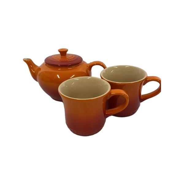 LE CREUSET◆洋食器その他/3点セット/910296-00/ルクルーゼ/Teapot set