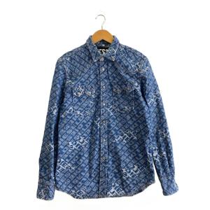 DIESEL◆D-LEO CAMICIA DENIM SHIRT/長袖シャツ/S/コットン/インディゴ/デニム
