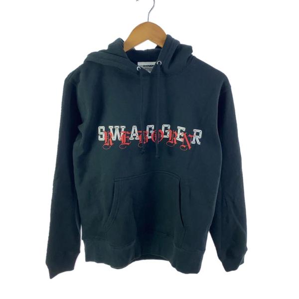 SWAGGER◆パーカー/M/コットン/BLK/swgpoh-008