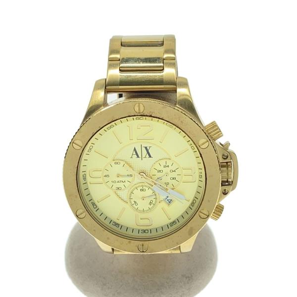 ARMANI EXCHANGE◆腕時計/アナログ/ステンレス/GLD/GLD/AX1504