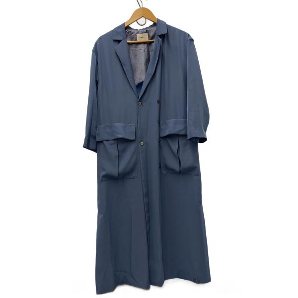 AMERI◆コート/S/ポリエステル/BLU/01010731010
