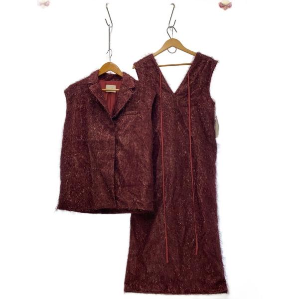 AMERI◆セットアップ/S/ポリエステル/BRD/ラメ/0224205370150