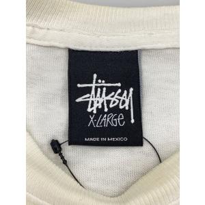 STUSSY◆Tシャツ/XL/コットン/WHT...の詳細画像2