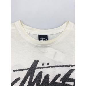 STUSSY◆Tシャツ/XL/コットン/WHT...の詳細画像5