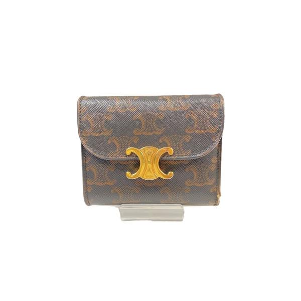 CELINE◆財布/PVC/トリオンフミニ