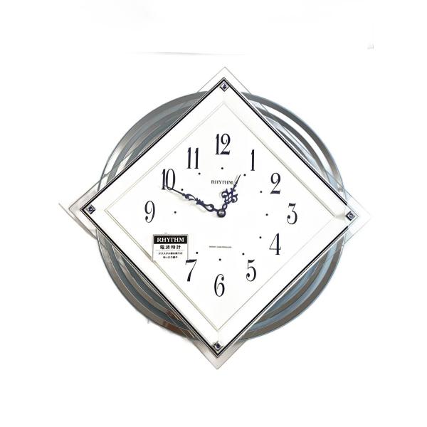 RHYTHM◆掛け時計/SLV/4MX405SR03